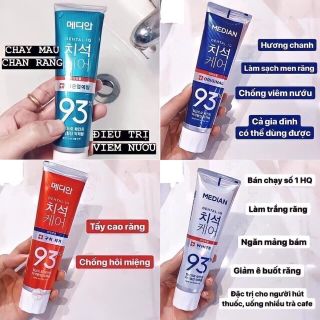Kem Đánh Răng Median Dental IQ 93% Toothpaste Hàn Quốc 120g