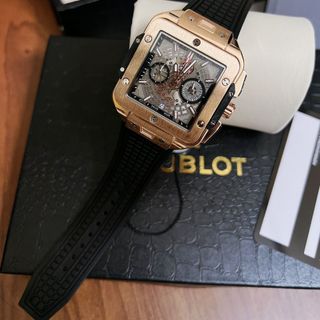 Đồng hồ hublotsa vuông 5 kim mẫu mới cho nam để