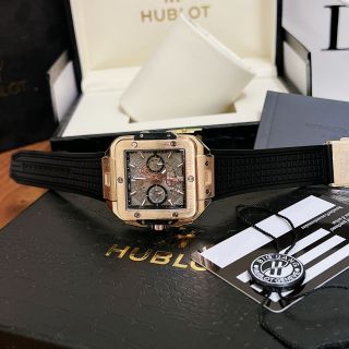 Đồng hồ hublotsa vuông 5 kim mẫu mới cho nam để