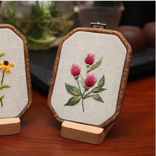 Tranh Hoa 3D Chỉ Thêu Thủ Công, Quà Tặng Hanemade mang Ý nghĩa, Đầy Độc đáo, đầy sáng tạo. kèm đầy đủ bộ dụng cụ ( Hàng, Giá Tận xưởng )
