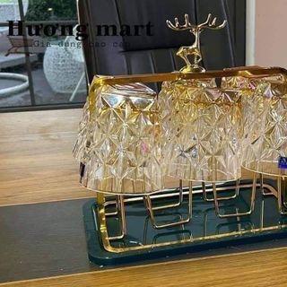 KHAY UP CỐC HƯU MẠ VÀNG CAO CẤP