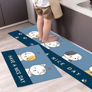 SET 2 THẢM LAU CHÂN NHÀ BẾP 3D