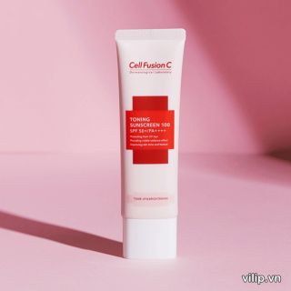 Kem Chống Nắng Dưỡng Trắng Và Nâng Tông Da Cell Fusion C Toning Sunscreen 100 SPF 50+/PA++++ 50ml