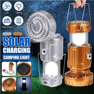 ĐÈN NĂNG LƯỢNG MẶT TRỜI KIÊM QUẠT 9299