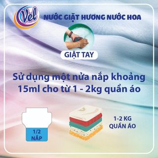 NƯỚC GIẶT ĐẬM ĐẶC VEL CAN 5L