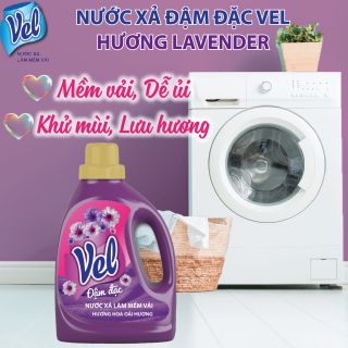 NƯỚC XẢ MỀM VẢI VEL ĐẬM ĐẶC CHAI 800ML