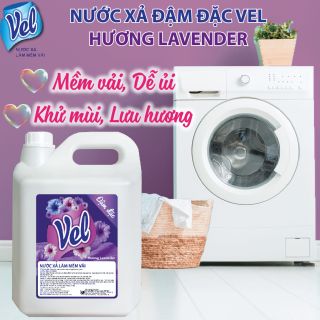 NƯỚC XẢ MỀM VẢI VEL ĐẬM ĐẶC CHAI 5L giá sỉ