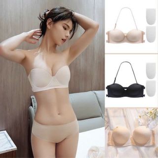 Áo ngực không dây hở lưng nâng ngực nhẹ có gọng chống tụt tạo khe loại 1 cao cấp sỉ sll Thanh Thảo