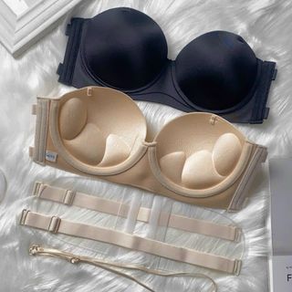 Áo ngực không dây hở lưng nâng ngực nhẹ có gọng chống tụt tạo khe loại 1 cao cấp sỉ sll Thanh Thảo