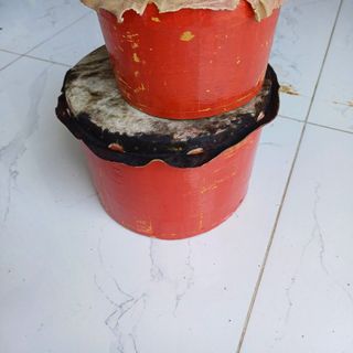 Trống múa lân to da trâu thật có dùi lớn
