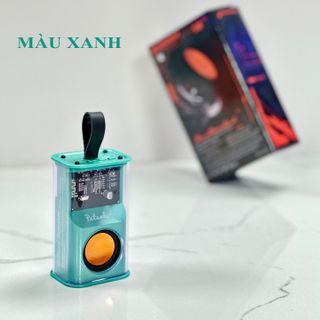 Loa bluetooth trong suốt mini A36 không dây thiết kế có đèn nháy theo nhạc bass rung cực đẹp dùng để bàn trang trí