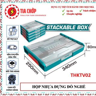 Hộp nhựa đựng đồ nghề Total THKTV02 340x250x60mm giá sỉ