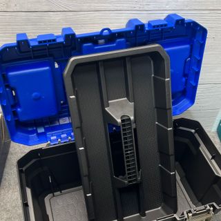 Hộp nhựa đựng dụng cụ, linh kiện mẫu mới chuyên dụng size lớn 19 INCH Wadfow WTB1319, có quai xách, dễ dàng mang vác, di chuyển