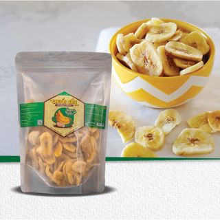Chuối Sấy An Food phiên bản túi Zip 200g Không đường Hương vị tự nhiên tốt cho Sức Khoẻ