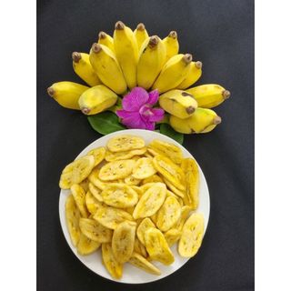 Chuối Sấy An Food phiên bản túi Zip 200g Không đường Hương vị tự nhiên tốt cho Sức Khoẻ