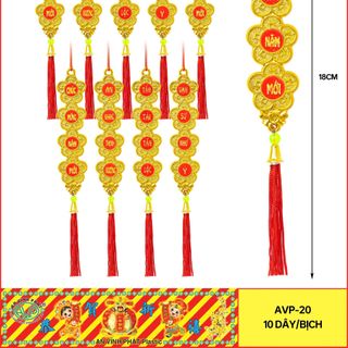 Bịch 10 dây trang trí tết Hoa Mai full mẫu AVP-20 giá sỉ