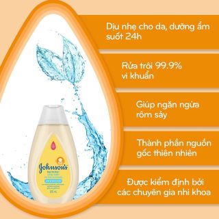 Sữa tắm gội johnson’s baby chai 200ml chính hãng