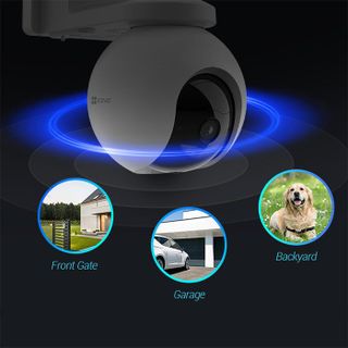 Camera Wifi Quay Quét Dùng Pin EZVIZ EB8 4G 2K