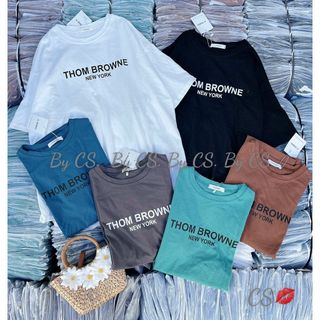 Áo Thun A-studios Cotton Thom Browne Fom To Rộng<70kg