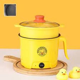Nồi lẩu có xửng hấp con vịt vàng