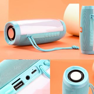Loa bluetooth mini TG157 có đèn led RGB công suất 10w dùng để nghe nhạc trang trí siêu đẹp