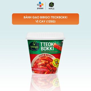 BÁNH GẠO TTEOKBOKKI HÀN QUỐC HỘP 125G