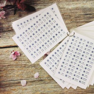 Bảng Tổng Hợp Kanji N5 (Gồm 80 chữ – Kích thước A5 + In màu + Ép plastic)