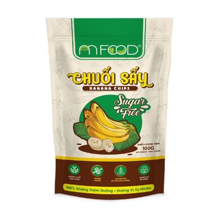 Chuối Sấy An Food Không đường nguyên miếng giòn rụm