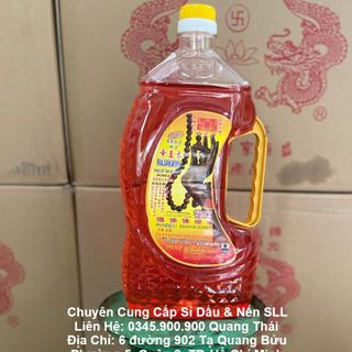 Buôn Sỉ 1 Thùng 6 Chai 1,2kg Dầu Thấp Đèn Cát Tường Lưu Ly - Dầu Thờ Cúng Phật - Không Mùi Không Khói