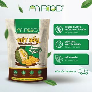Mít Sấy An Food phiên bản Cao Cấp Không đường nguyên miếng giòn rụm