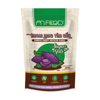 Khoai Lang Tím Sấy An Food Không đường nguyên miếng giòn rụm