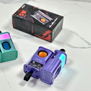 Loa bluetooth trong suốt mini A36 không dây thiết kế có đèn nháy theo nhạc bass rung cực đẹp dùng để bàn trang trí