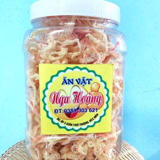 1kg Khô mực xé sợi hấp nước dừa tơi dẻo Nga Hoàng