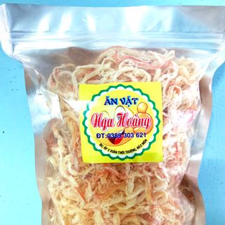 1kg Khô mực xé sợi hấp nước dừa tơi dẻo Nga Hoàng