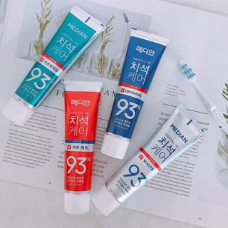 [Hàng sẵn SLL] Kem đánh răng Hàn Quốc trắng răng MEDIAN DENTAL IQ 93% 120g sáng bóng NCC Shoptido bao giá đầu container