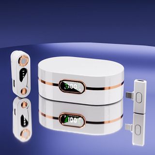 Micro thu âm cài áo không dây H36 lọc âm khử ồn cực tốt dùng để ghi âm quay video livestream độ trễ thấp 0,02s