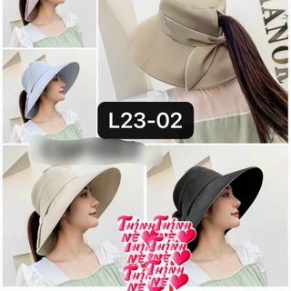 Nón vành đủ mẫu có nửa đầu QC