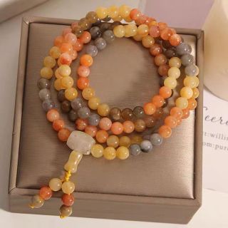 Vòng Dây May Mắn Phát Tài Ngọc Bích 6mm 108 hạt ( Order Hàng, Giá Tận Xưởng )