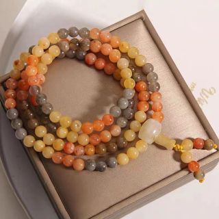 Vòng Dây May Mắn Phát Tài Ngọc Bích 6mm 108 hạt ( Order Hàng, Giá Tận Xưởng )