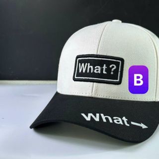 Mũ lưỡi trai thêu chữ what? CQ