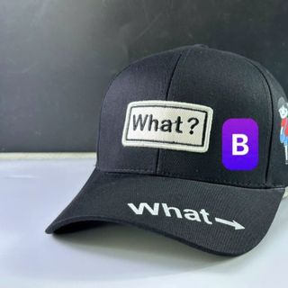 Mũ lưỡi trai thêu chữ what? CQ