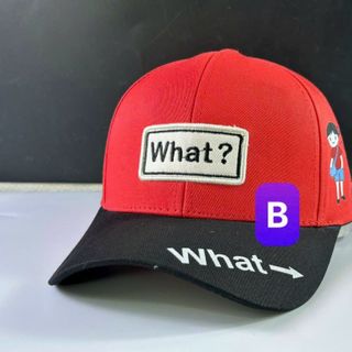 Mũ lưỡi trai thêu chữ what? CQ