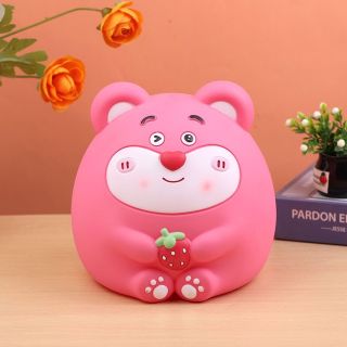 Ống Heo Tiết Kiệm Hình Gấu Hoạt Hình Dễ Thương