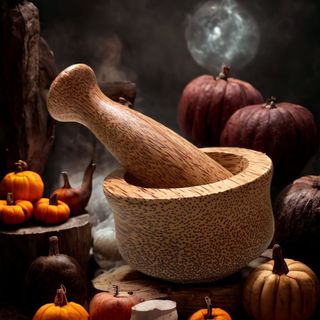 Cối chày gỗ dừa