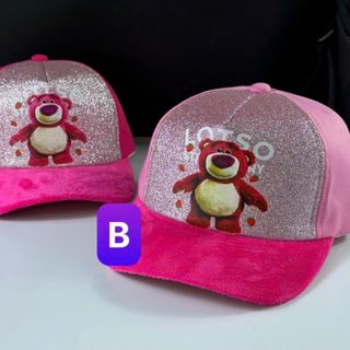 Mũ lưỡi trai trẻ em gấu dâu CQ