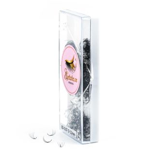 Mi Fan Sẵn 6D, Dày 0.05 / 0.07mm, Siêu Mềm Mịn, Độ Cong C/CC/D, Hộp 1000 Fan - EYELASHES
