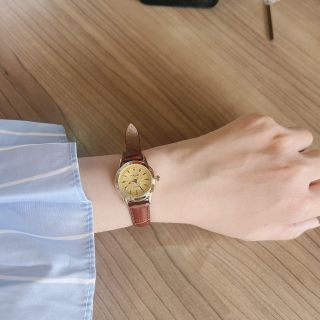 Đồng hồ nữ halei ah348 dây da cao cấp chống nước , hàng chính hãng Halei