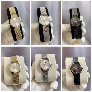 Đồng hồ nữ chính hãng Halei Ah554 dây lưới lụa cao cấp chống nước tốt