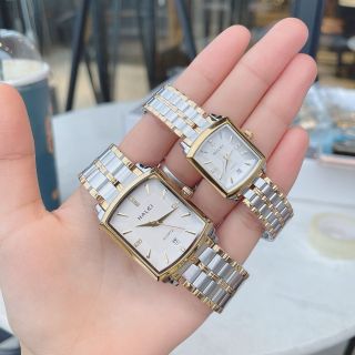 Đồng hồ cặp đôi chính hãng Halei ah570 dây thép cao cấp chống nước tốt