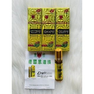 Dầu Gió Con Ó VÀNG Ea.gle Brand Medicated Oil Dạng Lăn Hương Bạc Hà Đinh Hương giá sỉ